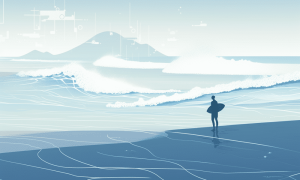 Ambcrypto a beach scene with a lone figure standing in front of 74786da6 3012 4819 aebf f69875dd5de3 1000x600.png