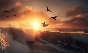 Ambcrypto an image of a surfer riding a large wave with the sun 0acd4f83 e249 47a2 b59b 9c304cf7277b 1000x600.png