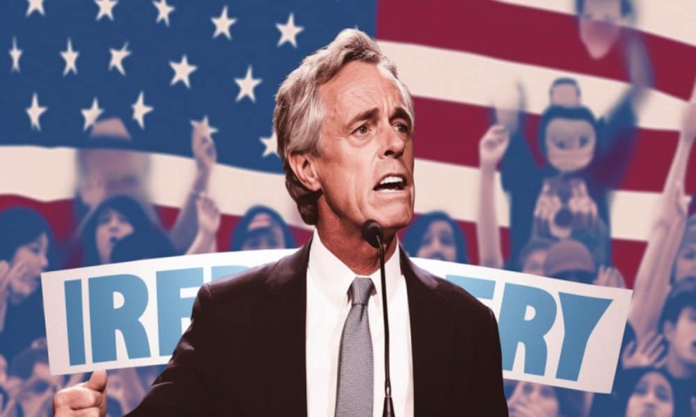 Ambcrypto an image of a podium with the robert kennedy jr campa 8ec2d391 2dab 416c bfac 1ee08c543ea2 1000x600.jpg