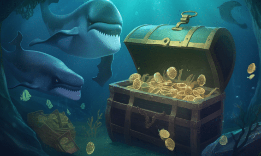Ambcrypto a group of whales hovering above a treasure chest in 09652f99 3160 4594 9c01 0e9797d65e8f 1200x900 1000x600.png