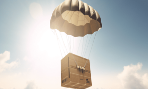 Ambcrypto a parachute dropping down with a box. 11772776 acfa 4c83 9961 869c995bbe88 1200x900 1000x600.png