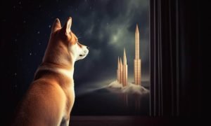 Ambcrypto prompt a shiba inu dog. in the foreground a graph o 6ac64fb0 b509 43fa af3e 62bbb9a6130d 1000x600.jpg