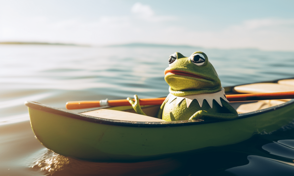Ambcrypto pepe the frog swimminng in a boat 1c152bed 8978 46cc b744 e8401d207492 1000x600.png