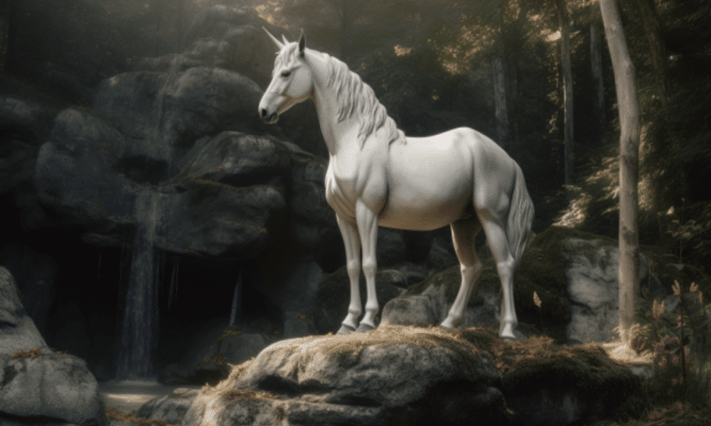 Ambcrypto a white unicorn standing at a rock in a beautiful san d6dddbe2 50ce 4767 968d b7aabd9e0918 1200x900 1000x600.png