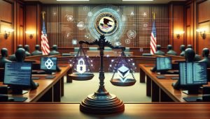 Dall·e 2023 12 14 16.37.10 A Landscape Oriented Cover Image Illustrating The U.s. Department Of Justices First Ever Smart Contract Fraud Conviction Involving The Solana Blockch.jpg