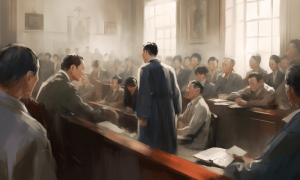 Ambcrypto Prompt A Courtroom Scene With A Stern Judge Seated At 9e623174 F4de 43b4 8d0a 081710ade0aa 1 1000x600.png