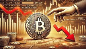 Dall·e 2024 08 31 22.45.21 A Feature Image For An Article Titled Bitcoin Btc Stumbles Below 60000 As.jpeg