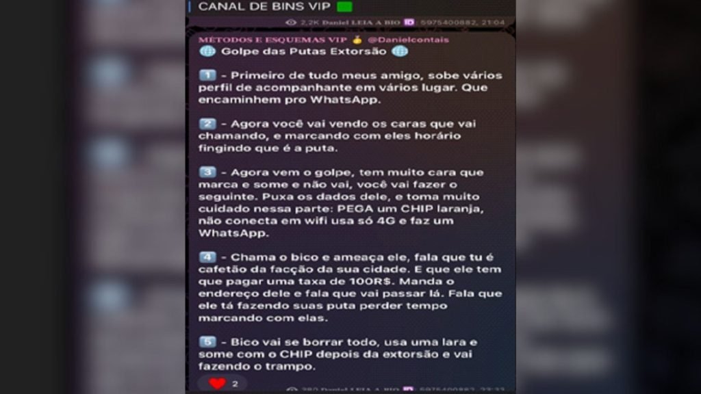 Manual Da Extorsao Policia Encontra Guia Para Golpe Da Falsa Garota De Programa.jpg