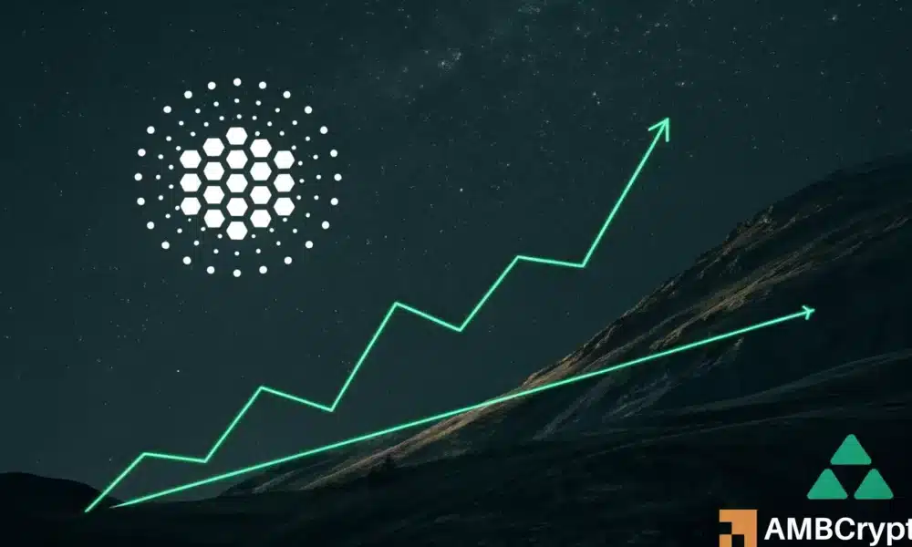 Cardano ganha tração: Ada Bulls Eye $ 0,80 Resistência Próxima